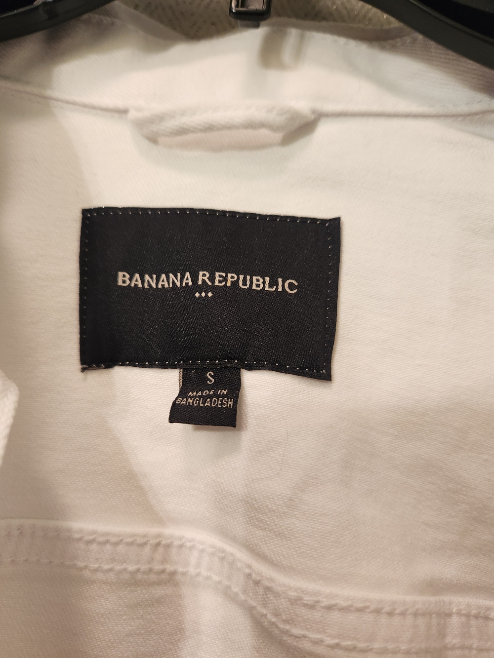 Banana Republic White Denim Jean Jacket - Picture 2 of 8